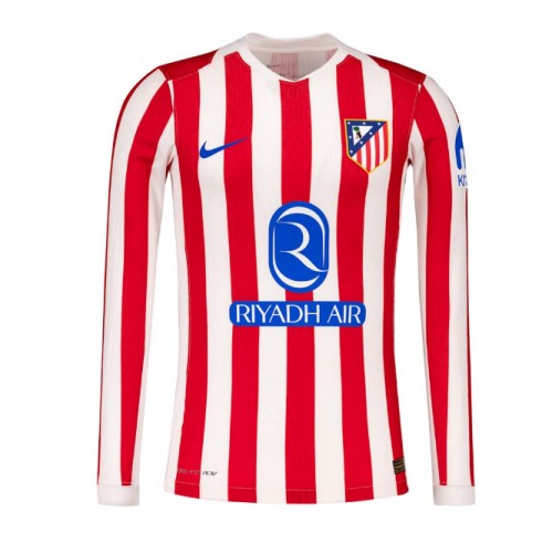 Stroje piłkarskie Atletico Madrid Koszulka Podstawowej 2025-26 Długi Rękaw